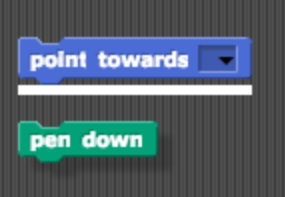 Two blocks about to SNAP together